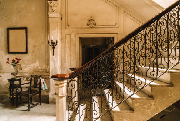 Rénovation d'escalier en pierre d'une villa coloniale a la Havane