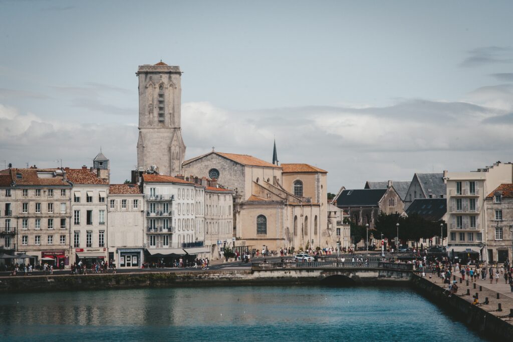 Vue sur le centre-ville de La Rochelle