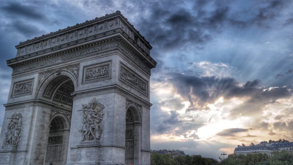 arc de triomphe, paris, classé monument historique