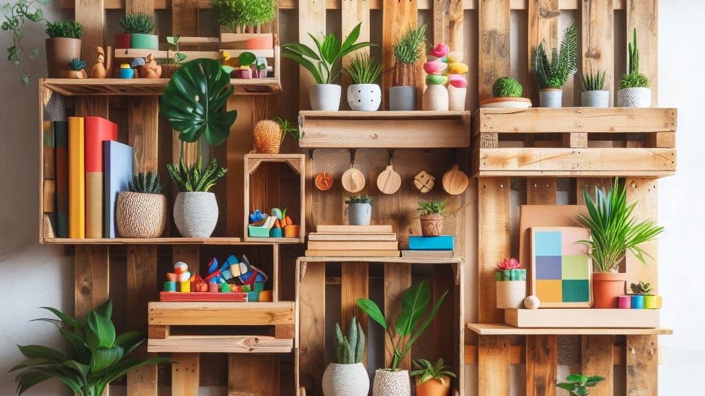 étagère en palettes 