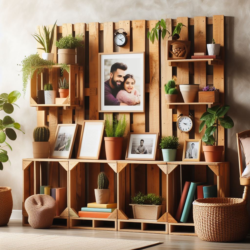 étagères en palette