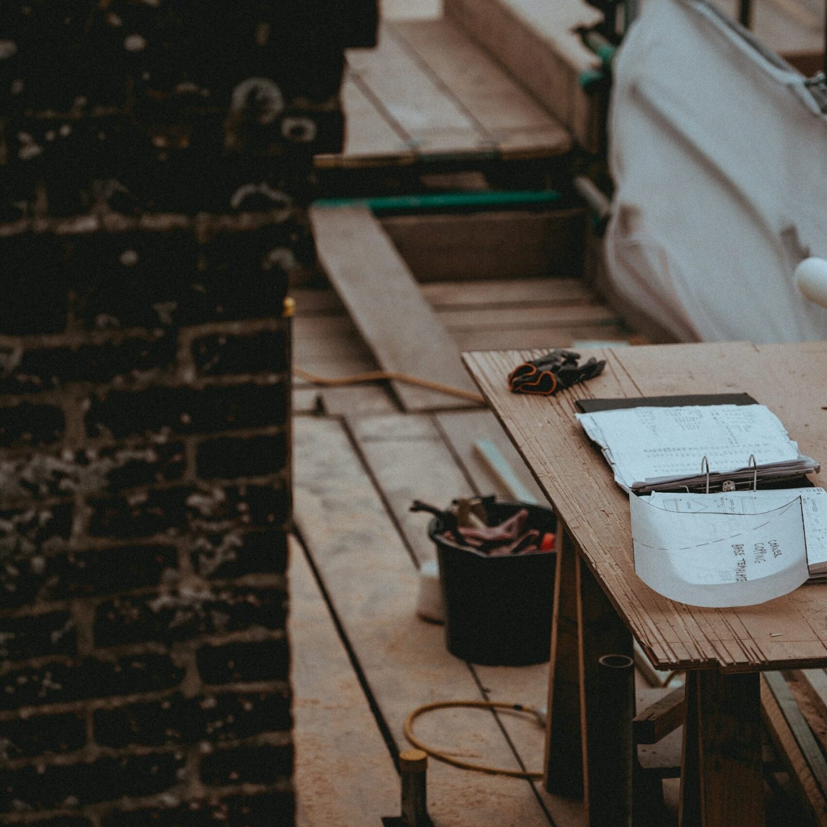 bureau chantier maison