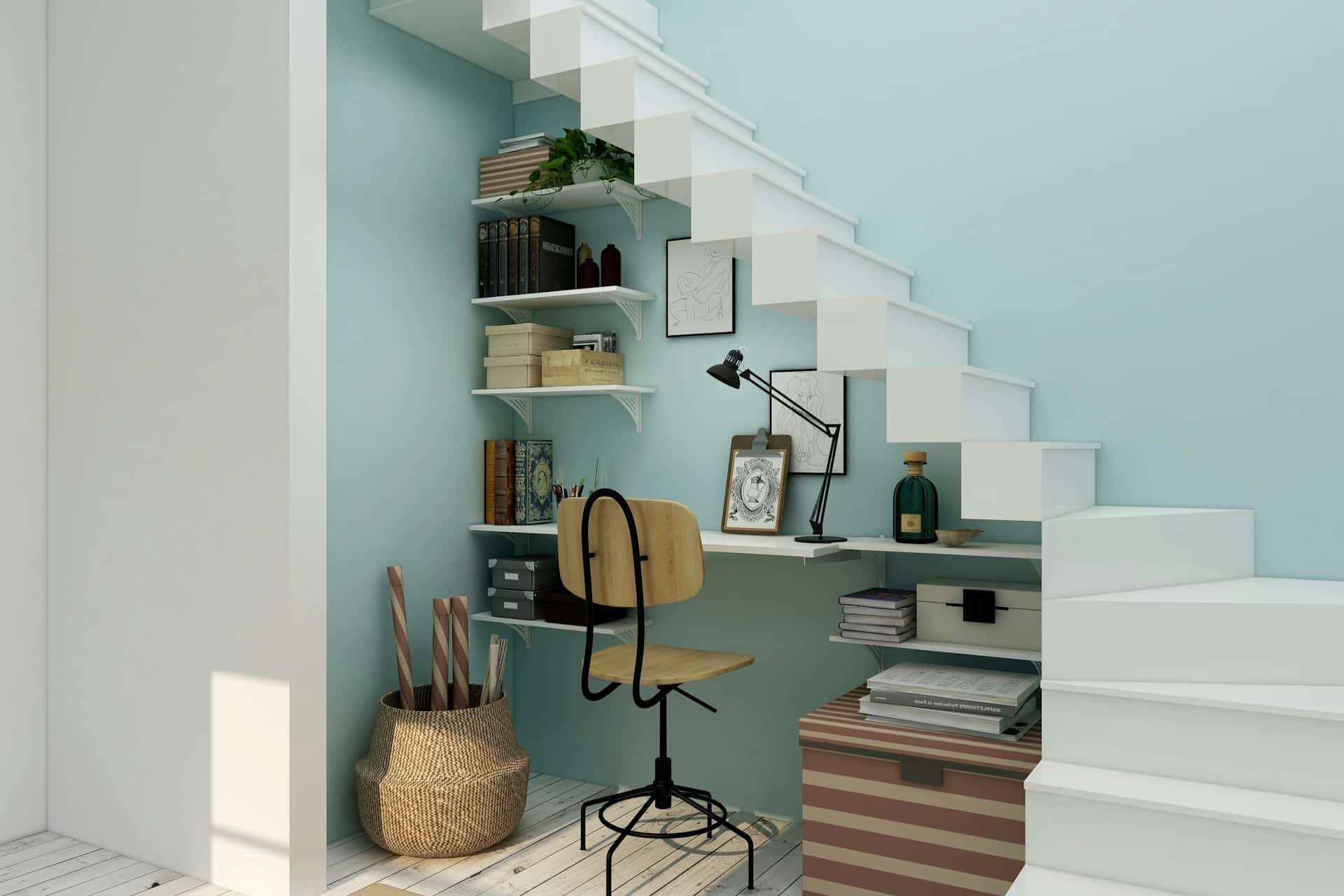 aménagement sous escalier