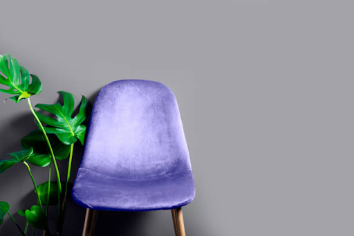 Chaise velours