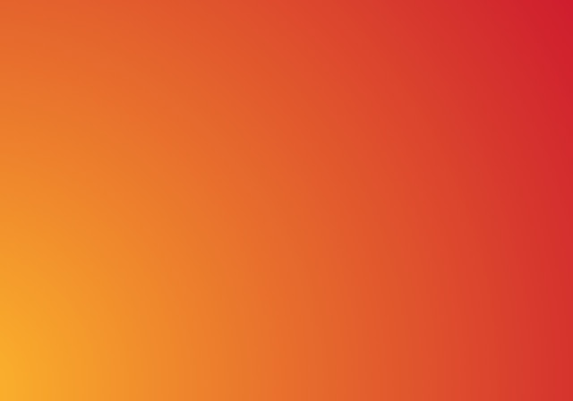 La couleur rouge orangé.