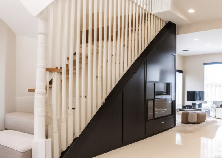 placard sous escalier rangement